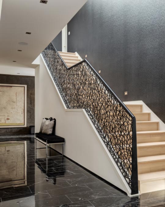 Luxury custom stairway